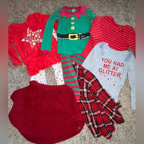 3T toddler girls Holiday/Christmas bundle | 8 pieces total - Picture 2 of 10